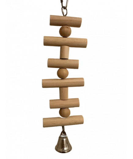Parrot-Supplies Simple Neutral Stacker Wood Parrot Toy Parrot-Supplies Simple Neutral Stacker Wood Parrot Toy